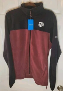 Chaqueta Columbia Texas A&M Para Hombre M Flanker III Polar Equipo Cremallera Completa - Imagen 1 de 5