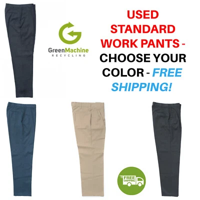 Used Uniform Work Pants Cintas Redkap Unifirst G&K Dickies etc FREE SHIP - Image 1 of 4