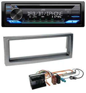 JVC Bluetooth MP3 USB DAB CD Autoradio für Citroen C5 Peugeot 407 ab 04 grau-met - Bild 1 von 8