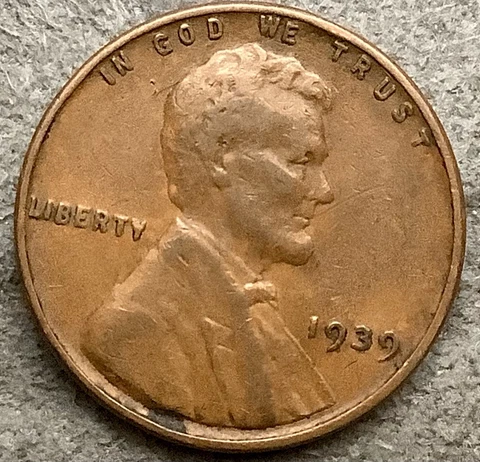 1939 p * Lincoln Wheat Cent - Higher Grade ~ A715 Cover