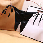 ?? Thong G-string Panties Lingerie Crotchles T-back Underwear Open Crotch Bow Sa