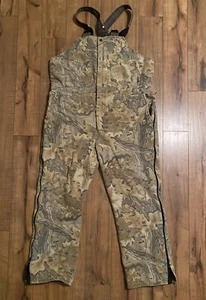 #767 Wall’s Advantage Bib Overalls XL Tall 6 Pockets Some Zip Lined Insulated - Picture 1 of 16