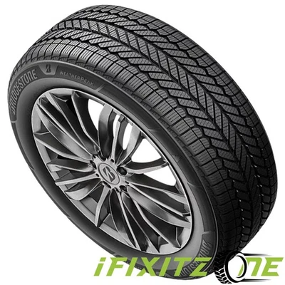 1 Bridgestone WeatherPeak 225/60R16 98V All Weather 700AA UTQG 70000 Mileage - Imagem 1 de 4
