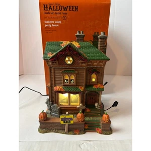 Department 56 Monster Mash Party House 6000659 musical animado iluminado con caja - Imagen 1 de 9