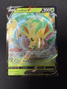 Leafeon V Ultra Rare SWSH07: Evolving Skies 007/203 NM - Picture 1 of 2