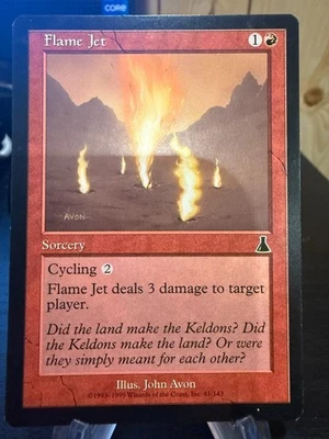 MTG Magic the Gathering Urza's Destiny Flame Jet - Image 1 of 2