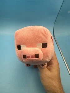 2014 Minecraft Baby Schwein Plüsch 6 Zoll Mojang Rosa Stofftier Plüschtier Mülleimer 4 - Bild 1 von 8