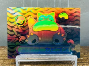 (EX)  Snorlax Meiji Rainbow Holo Sticker Japanese Pokemon Card Nintendo - Picture 1 of 10