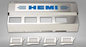 Cubiertas de paquete de riel de combustible/bobina azul "HEMI" 11 piezas para Dodge Challenger 09-23 5,7 L - Imagen 1 de 2