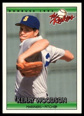 1992 Donruss The Rookies #127 Kerry Woodson - Image 1 of 2