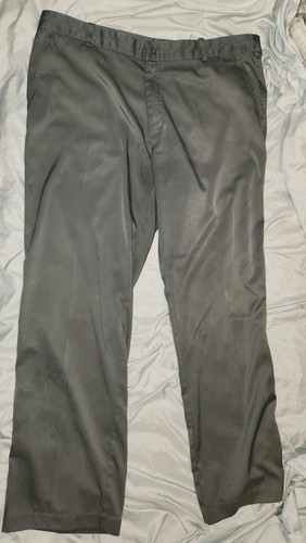 Nike Golf Collection Pantalone Uomo 40x31 5 Grigio Leggero Flat Front Dri Fit