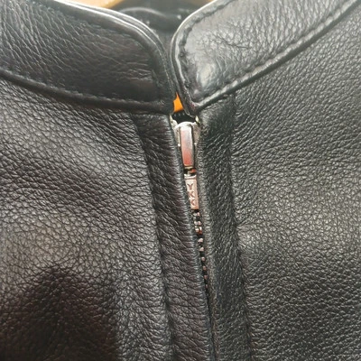 1er Equipo Clásico de Cuero Estrellas Reflectantes Negro Mangas Largas Mujer Medium  Foto 1 de 4