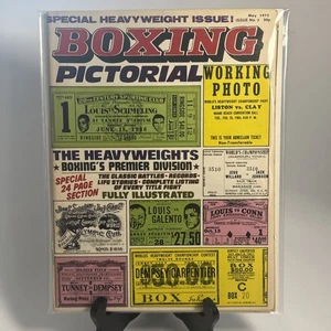 Rare Special Heavyweight Issue Boxing Pictorial Magazine May 1975 #7 Vintage VG - Picture 1 of 11