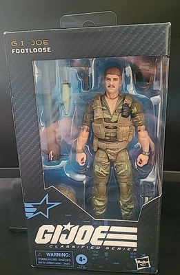 Figura de acción 156 Hasbro nueva en caja sellada serie clasificada GI Joe Footloose 6" Foto 1 de 4