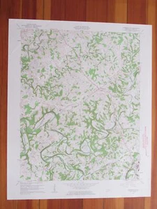 Summersville Kentucky 1963 Original Vintage USGS Topo Karte - Bild 1 von 1
