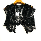 Laundry Shelli Segal Lace Jacket cover shawl Size S/M NEW.  $88 Sequined