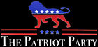 The Patriot Party Lion Trump 2024 MAGA Black Vinyl Decal Bumper Sticker