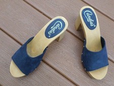 vintage candies shoes wooden heels