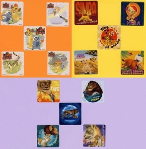 15 pegatinas grandes surtidas del Rey León - favores de fiesta - Simba, Nala, Pumba, Timón - Imagen 1 de 4