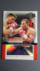 Jose Luis Castillo Autograph Card - 2008 Topps Co-Signers - Boxing