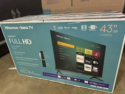 Hisense 43H4030F1 43" Full HD LED Smart TV - Black - Image 1 of 2
