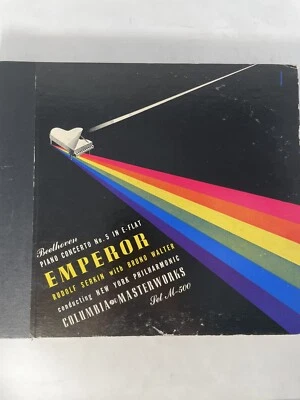 LP Record Beethoven Piano Concerto No. 5 in E Flat Emperor Columbia Masterworks  - Image 1 of 4