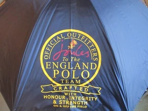 Rare JOULES Official Outfitters To The ENGLAND POLO TEAM Extra Large Umbrella - Picture 1 of 17