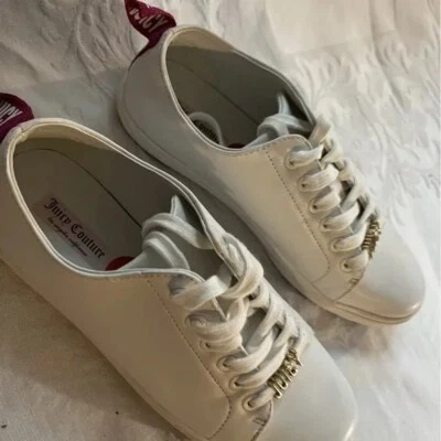 Juicy Couture - Jody - Zapatillas Mujer - Blanco con Rosa - Talla 7 - Excelente Foto 1 de 4