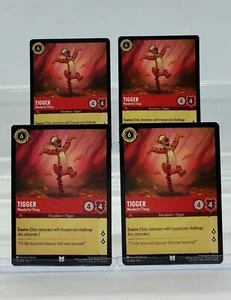 Disney Lorcana Tigger - Wunderbares Ding 127/204 Das erste Kapitel 4 Karten Set - Bild 1 von 1