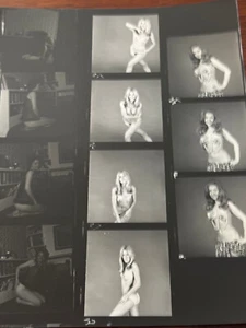 Vintage 60er Jahre Aktmodelle Kontaktbogen 8 x 10 - Bild 1 von 9