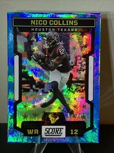 2023 Score - Stars #7 Nico Collins /299 - Picture 1 of 3