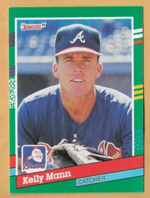 KELLY MANN ATLANTA BRAVES #736 - DONRUSS NM-MT 1991 - Image 1 of 2
