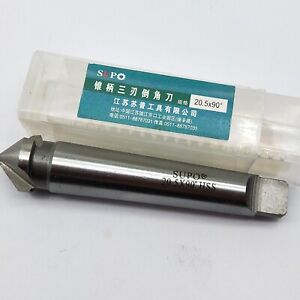 1* 20.5mm Dia 90 Degree taper-shank Chamfer Milling Cutter Countersink Drill Bit