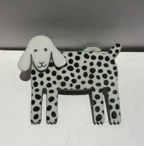 Spilla di perspex con cane -Gioielleria Ottaviani Roma dal 1894 - Imagen 1 de 2