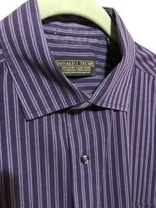 Donald J Trump Signature Collection Striped Shirt - Picture 1 of 6