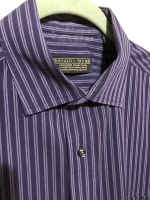 Donald J Trump Signature Collection Striped Shirt - Image 1 of 4