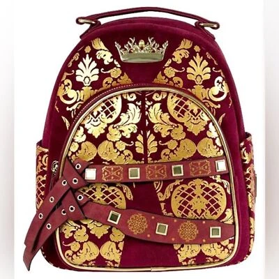 Mochila Loungefly Juego de Tronos Joffrey Juegos con disfraces Mini Terciopelo Rara NUEVA Disney Foto 1 de 4