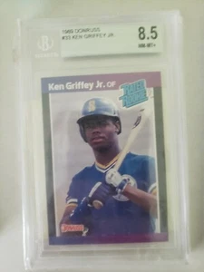 1989 Donruss #33 Ken Griffey Jr. BGS 8.5 Centered Rookie Card Seattle Mariners - Picture 1 of 1
