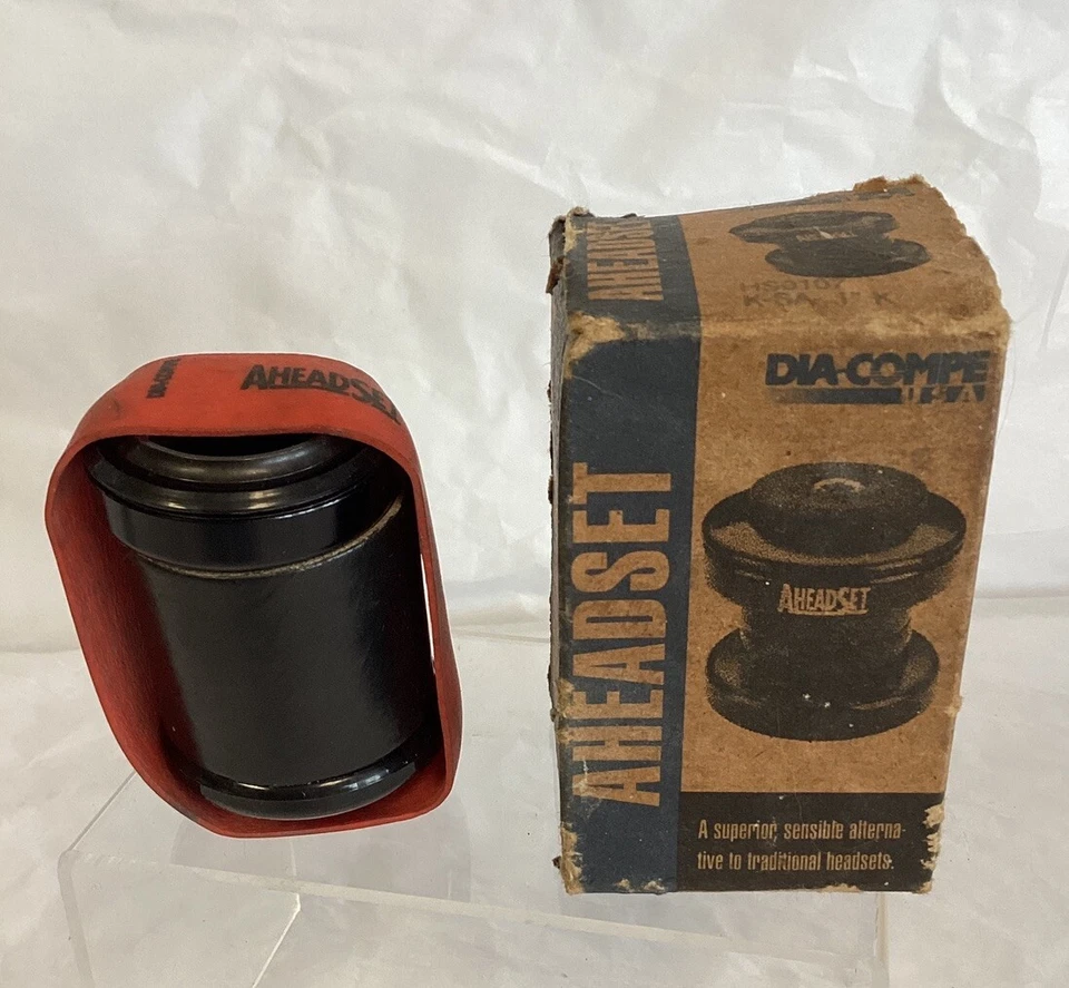 NOS The Original AheadSet 1” Auriculares sin rosca HS0701 Negro Nuevo en caja Japón Foto 1 de 4