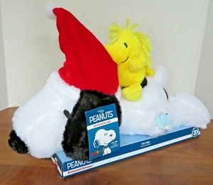 Peanuts Animated Snoopy & Woodstock Musical Christmas 15" Plush - Picture 1 of 5