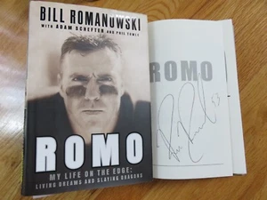 BILL ROMANOWSKI signed "ROMO" 1st Edition 2005 Book OAKLAND RAIDERS 49ers - Picture 1 of 3