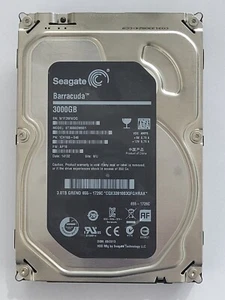 ST3000DM001, SN: W1F, WU, PN: 1CH166-046, FW: AP18, 14132, Seagate 3Tb 3.5" HDD - Imagen 1 de 2