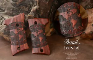 KSD Brand Beretta 92 Impugnature compatte in palissandro compatibili altri disegni - Foto 1 di 1
