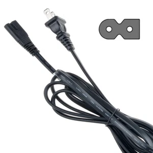 2-Prong AC Power Cord Cable For SONY PANASONIC Stereo Radio Charger CD Player - Picture 1 of 5