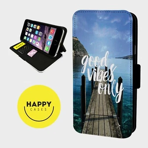 GOOD VIBES CHILL TIME - Kunstleder Flip Handyhülle - iPhone/Samsung - Bild 1 von 5