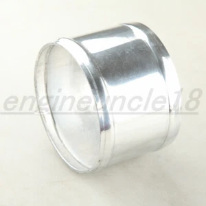 NEW Aluminum 4" Inch 102mm Universal Hose Adapter Joiner Pipe Connector Silver - Picture 1 of 3