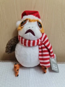 ๐ Disney Store Star Wars Porg Christmas Holiday Plush Santa Hat The Last Jedi  - Picture 1 of 6