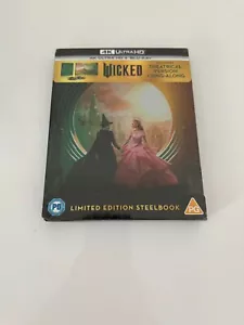 Wicked Limited Edition 4K UHD Bluray Steelbook - UK Version - Brand New & Sealed - Picture 1 of 2