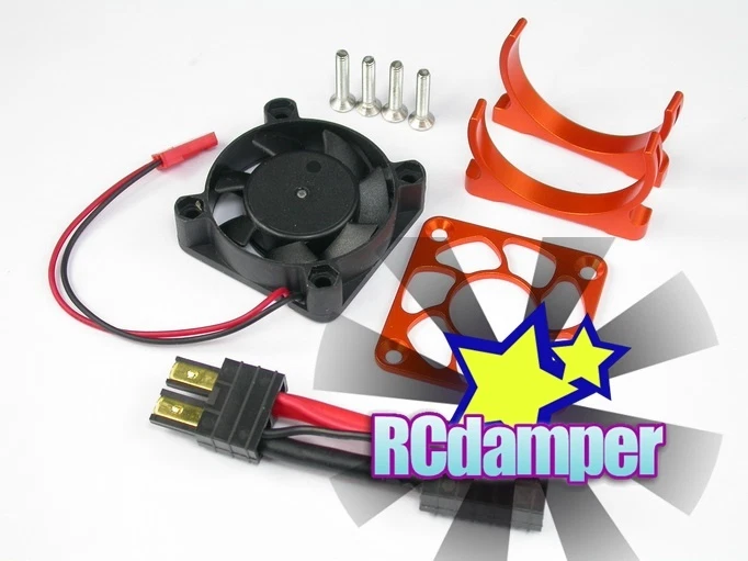 GPM TRAXXAS 1/10 SLASH LCG 4x4 OR ALUMINUM MOTOR HEATSINK MOUNT w/ COOLING FAN - Image 1 of 1