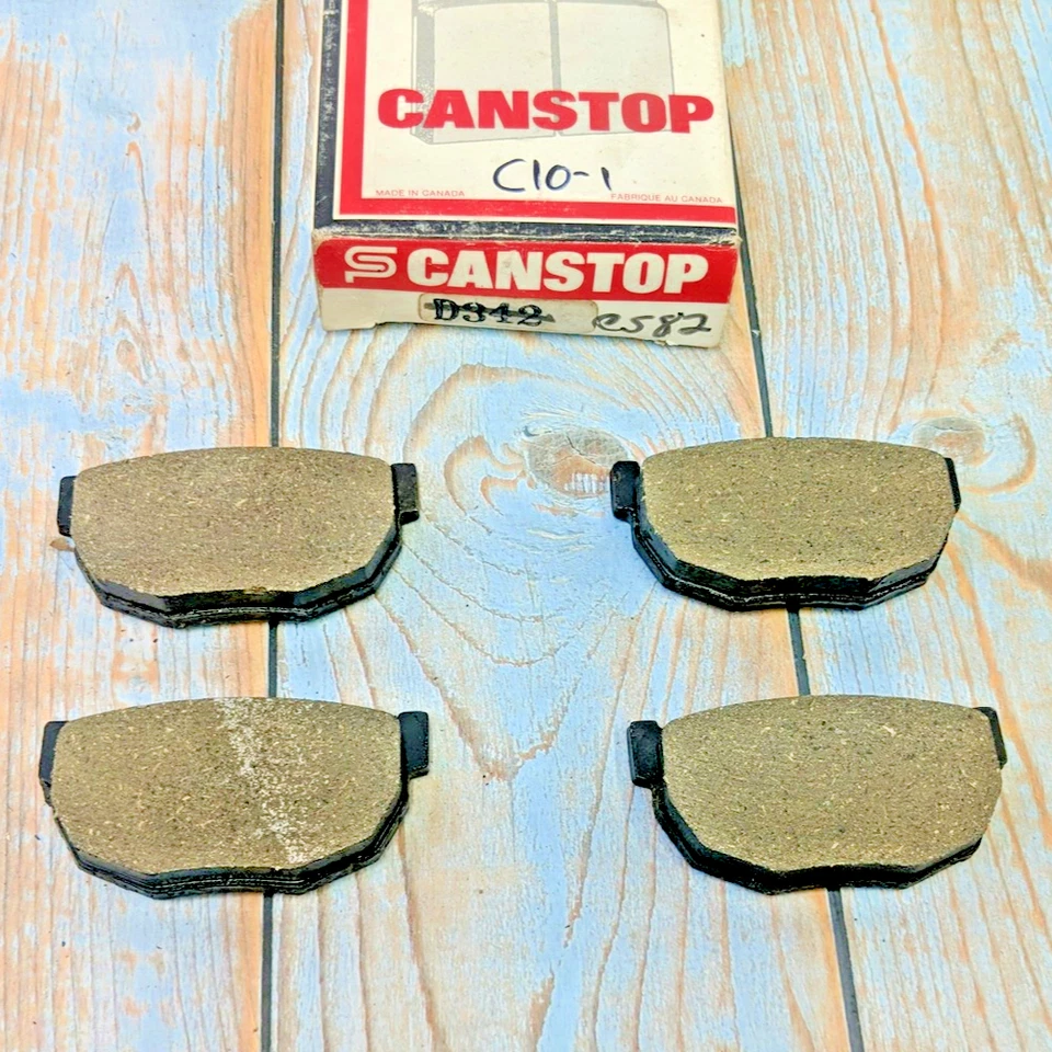 Pastilhas de freio a disco traseiras orgânicas Canstop CS82 D231 compatível com 1981-1983 Nissan 200SX novo na caixa - Imagem 1 de 4